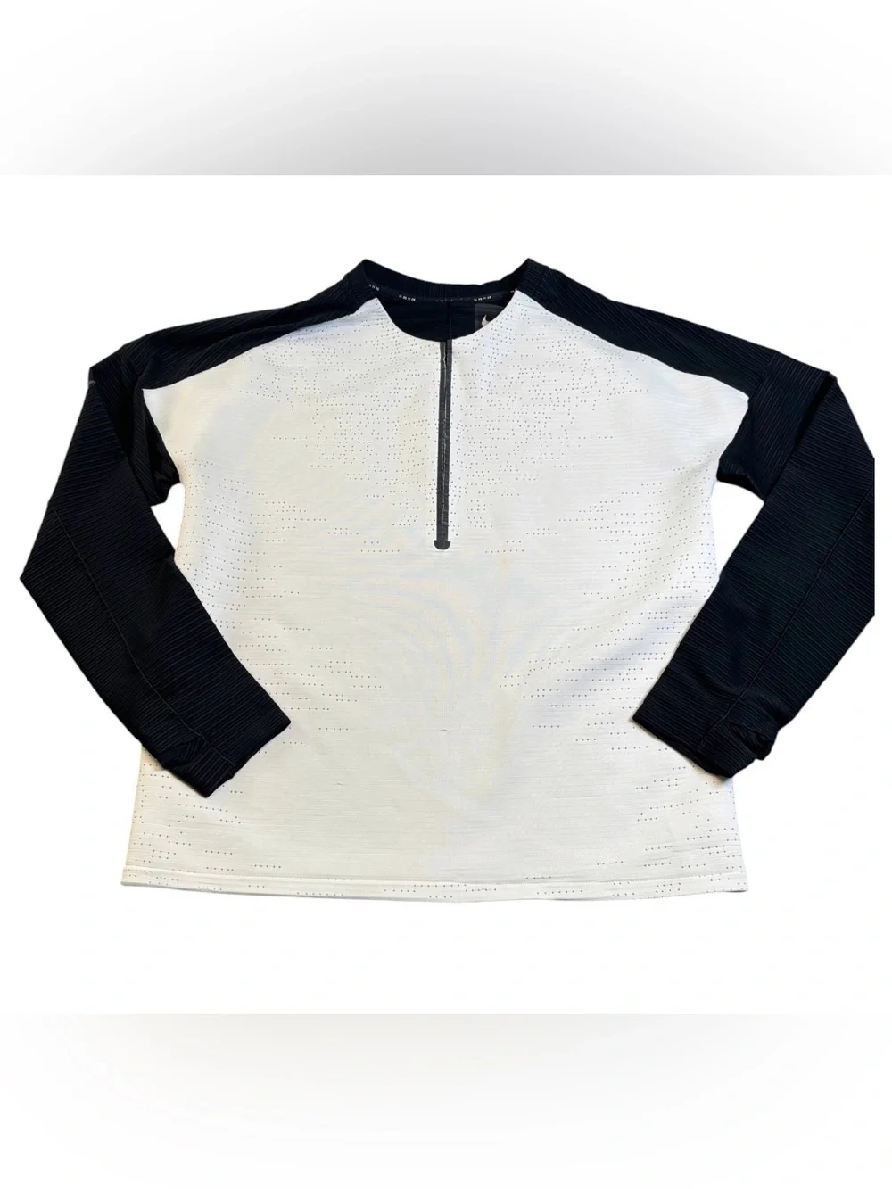 Nike Tech Pack Engineered Ventilation Half Zip Top Men’s M White Black CJ5741
